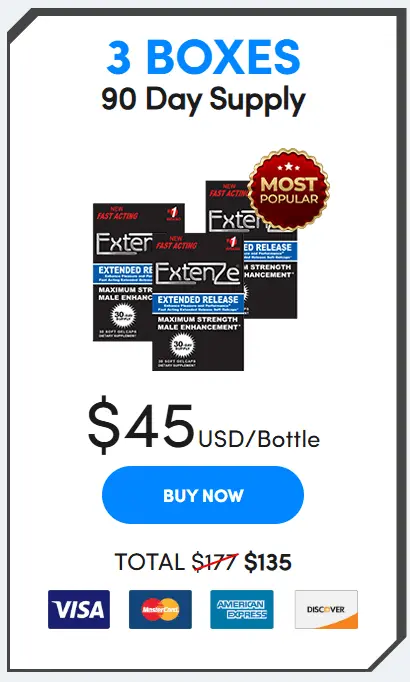 extenze 3 boxes price